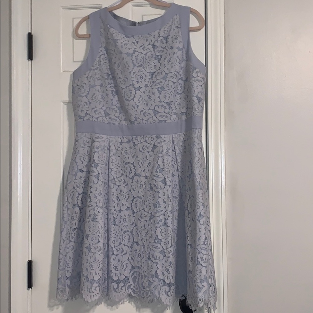 BLUE LACE DRESS